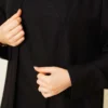 Cardigan Set with Side Slits Black - immagine 4