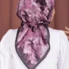 Flower Pattern Scarf Series Purple - Afbeelding 4