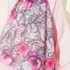 Floral Pattern French Silk Shawl Pink - Afbeelding 4