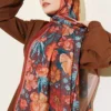 Floral Italian Chiffon Scarf - الصورة 2