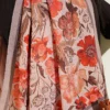 Floral Italian Chiffon Scarf - immagine 4