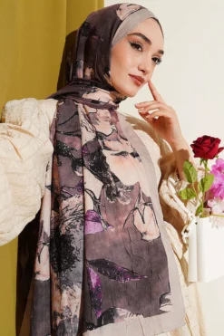 Alternative view of Floral Liva Crush Modal Scarf
