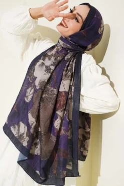 Alternative Ansicht von Floral Liva Crush Modal Scarf