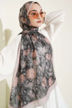 Alternative view of Flower Breeze Soft Shawl Stone
