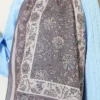 Floral Motif Soft Shawl Mink - Afbeelding 4