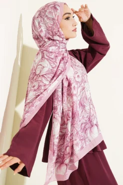 Floral Bamboo Crinkle Assorted Series 1 Pink