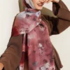Floral Digital Print Scarf – Bild 2