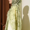 Floral Linen Shawl – Bild 3