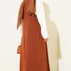 Two-Piece Dress Set Brown - immagine 3
