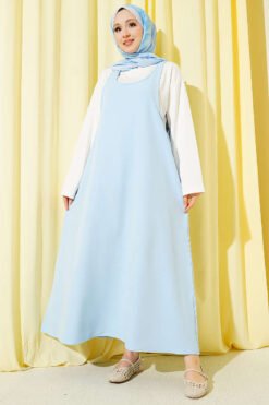 Two-Piece Dress Set Blue