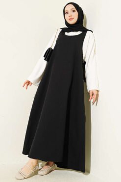 Two-Piece Dress Set Black
