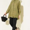 Jacquard Fringed Detail Shirt – Bild 2