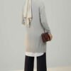 Textured Soft Knit Tunic Grey - Afbeelding 3
