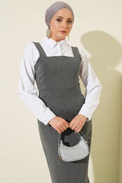 Vue alternative de Thick Strap Patterned Dress