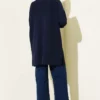 ⁦Heart Detail Basic Tunic Dark Navy⁩ - الصورة ⁦3⁩