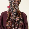 Camouflage Pattern Soft Scarf Black – Bild 3