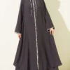 Hooded Zip-Up Abaya