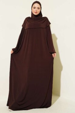 Hooded Prayer Dress Brown
