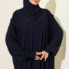 Hooded Prayer Dress Navy Blue – Image 2