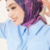 Mixed Pattern Bamboo Crepe Scarf - Imagen 2