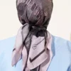 Mixed Pattern Bamboo Crepe Scarf Powder Pink – Bild 3