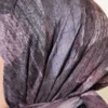 Mixed Pattern Bamboo Crepe Scarf Brown - immagine 4