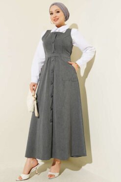 Square Neck Pocket Dress