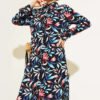 Mixed Pattern Hidden Button Shirt Black