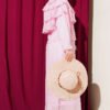 Layered Blouse and Skirt Set Pink - Image 3