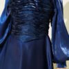 Layered Corset-Look Dress Navy Blue - immagine 4