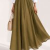 Belted Flared Skirt