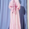 Belted Buttoned Ruffled Dress Pink - immagine 3