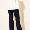 Belted Flare Jeans Navy Blue – Bild 3