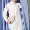 Self-Striped Shirt White