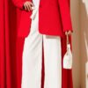 Self-Belted Dabble Pants White