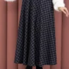 Classic Checkered Skirt Indigo - Imagen 2