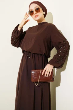 Alternative view of Embellished Skirt Set Brown