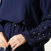 Embellished Skirt Set Navy Blue - Image 4