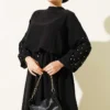 Embellished Skirt Set Black – Image 2