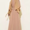 Embroidered Sleeve Abaya - Imagen 3