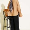 Elastic Cuff Crinkle Shirt - Imagen 3
