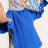 Elastic Cuff Crinkle Shirt