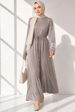 Alternative Ansicht von Arm Patch Belted Loisha Dress Beige