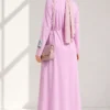 Arm Patch Belted Loisha Dress Pink – Bild 4