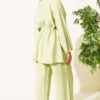 ⁦Wrap Neck Belted Tunic Set⁩ - الصورة ⁦3⁩