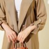 Buttoned Modal Two-Piece Set Beige - Afbeelding 4