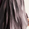 Kumul Degrade Pattern Modal Crinkle Shawl Anthracite – Image 4