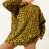 Leopard Print Knit Tunic