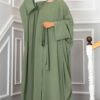 Leyli Modest Abaya Set Mint - Image 3