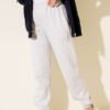 Los Angeles Embroidered Fleece Pants Grey